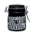 Black and White 3D Mushroom Checkered Stash Jar - 5 oz. at Spencer's