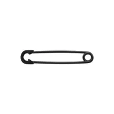 Black Safety Pin Industrial Barbell - 14 Gauge at Spencer's