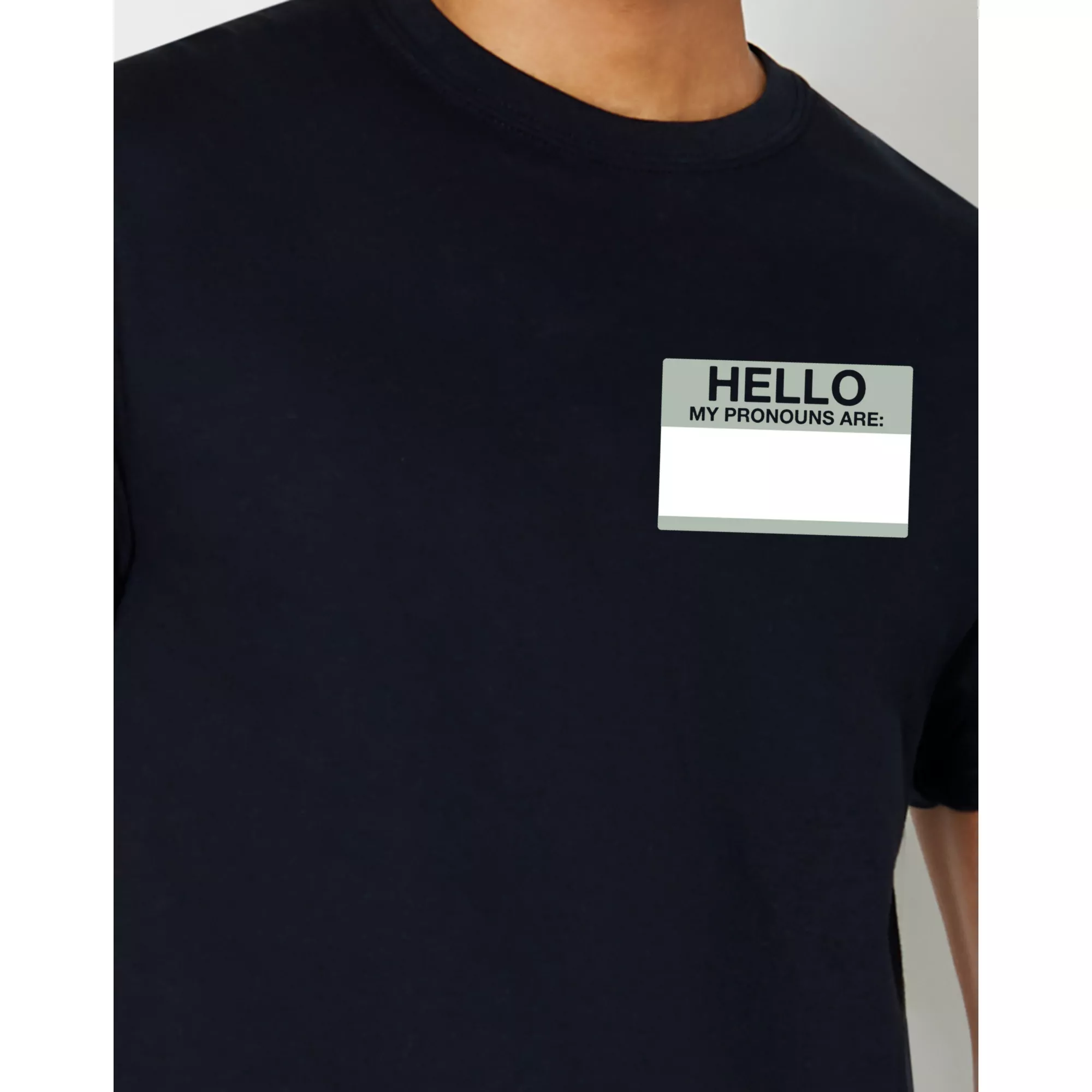 Hello Pronouns T Shirt at Spencer's