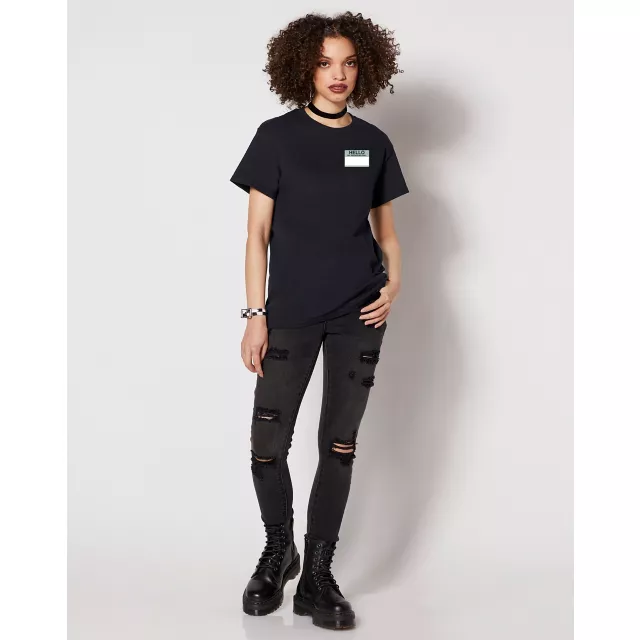 Hello Pronouns T Shirt at Spencer's