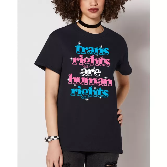 Trans Rights Are Human Rights T Shirt at Spencer's