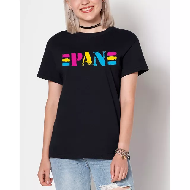 Stencil Pansexual Pride T Shirt at Spencer's