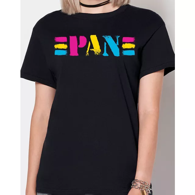 Stencil Pansexual Pride T Shirt at Spencer's