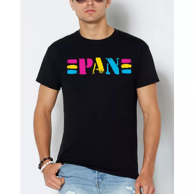Stencil Pansexual Pride T Shirt at Spencer's