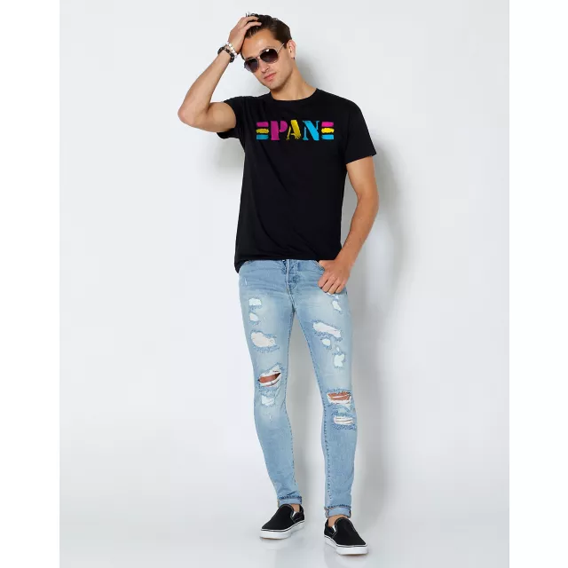 Stencil Pansexual Pride T Shirt at Spencer's