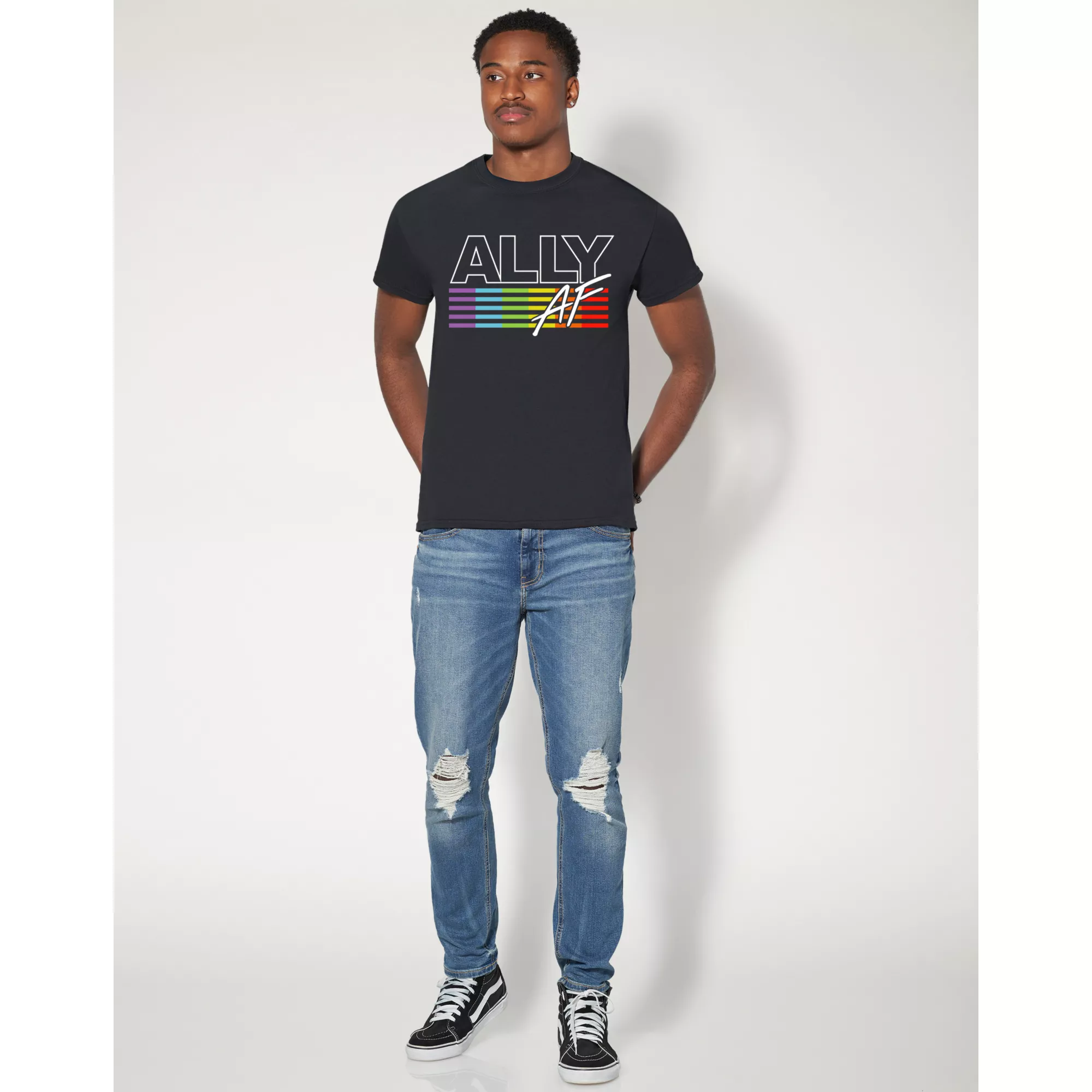 Pride Ally AF T Shirt at Spencer's