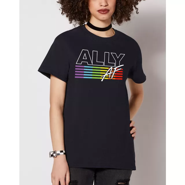 Pride Ally AF T Shirt at Spencer's