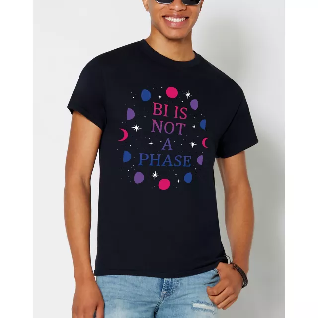 Bi Is Not A Phase Pride T Shirt at Spencer's