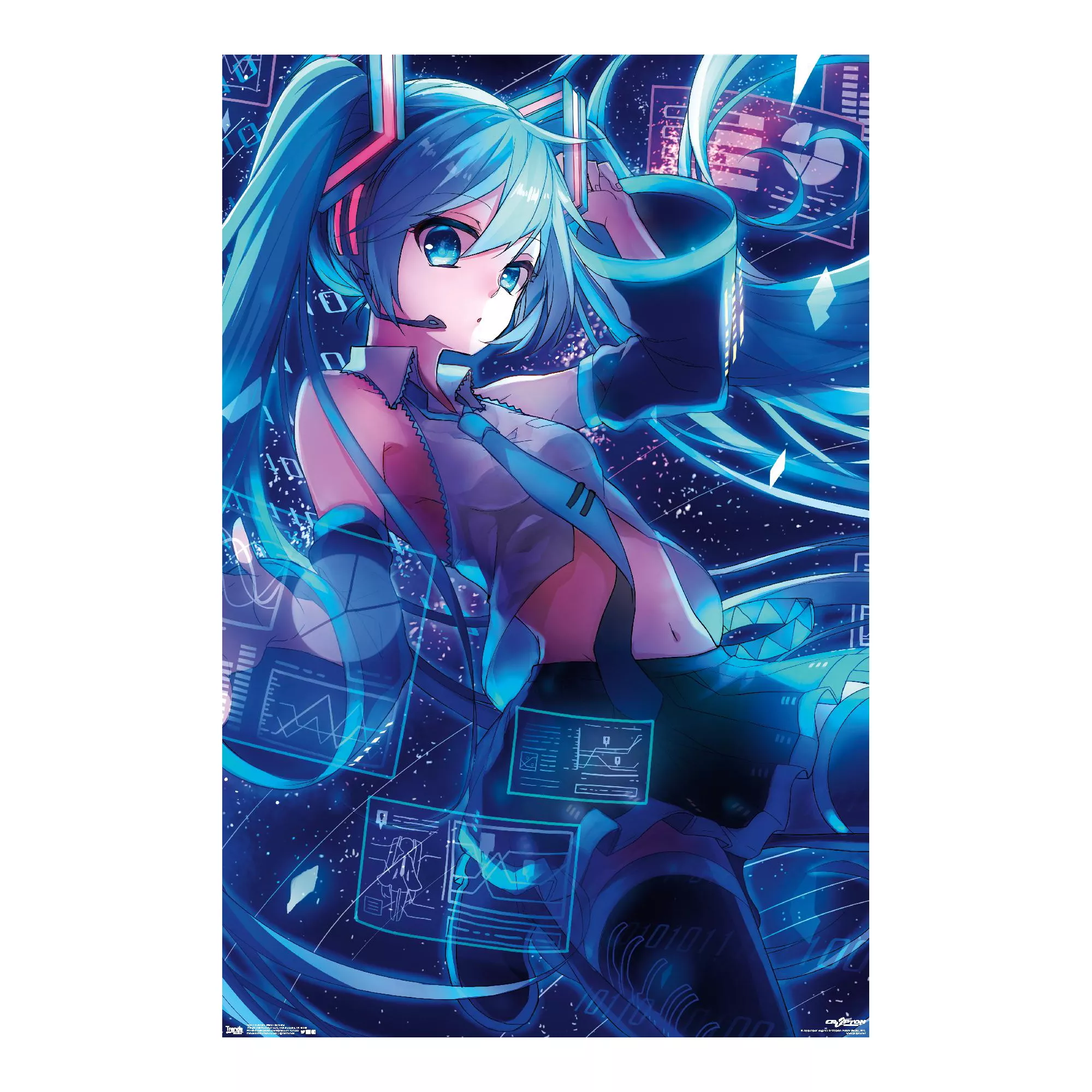 Hatsune Miku Screens Poster at Spencer's