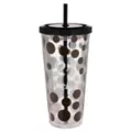 Polka Dot 21 Bitches Cup with Straw - 20 oz. at Spencer's