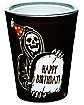 Grim Reaper Happy Birthday Shot Glass - 2 oz.