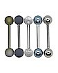 Multi-Pack Matte and Anodized Barbells 5 Pack - 14 Gauge