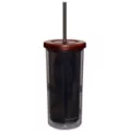 Jason Voorhees Mask Knives Cup with Straw 20 oz. - Friday the 13th at Spencer's