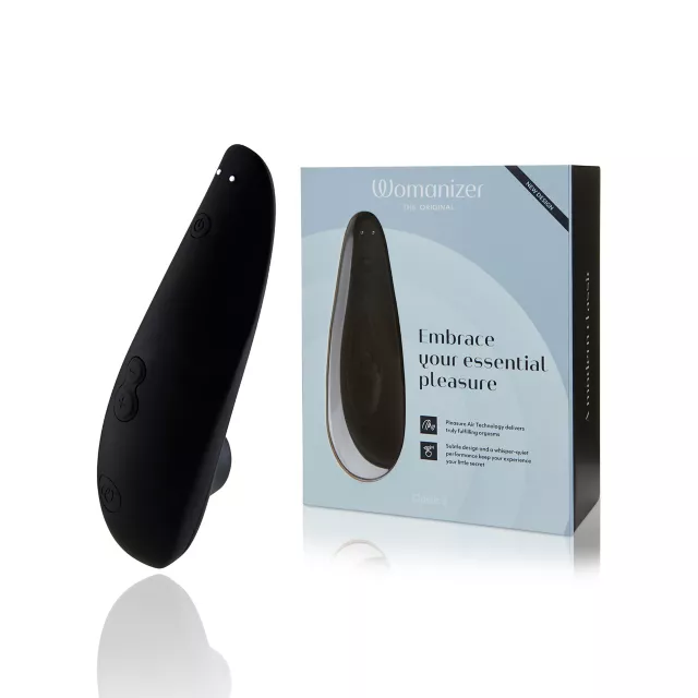 Womanizer Clitoral Stimulator Black at Spencer's