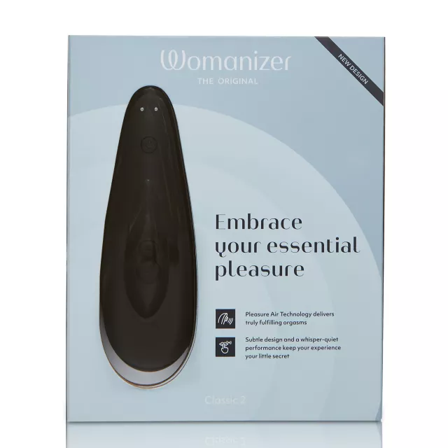 Womanizer Clitoral Stimulator Black at Spencer's