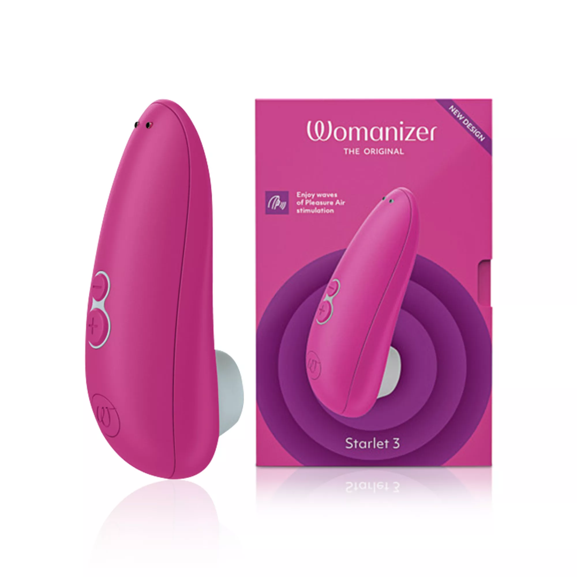 Starlet 3 Multi-Function Rechargeable Waterproof Clitoral Stimulator Pink 4.5 Inch - Womanizer at Spencer's