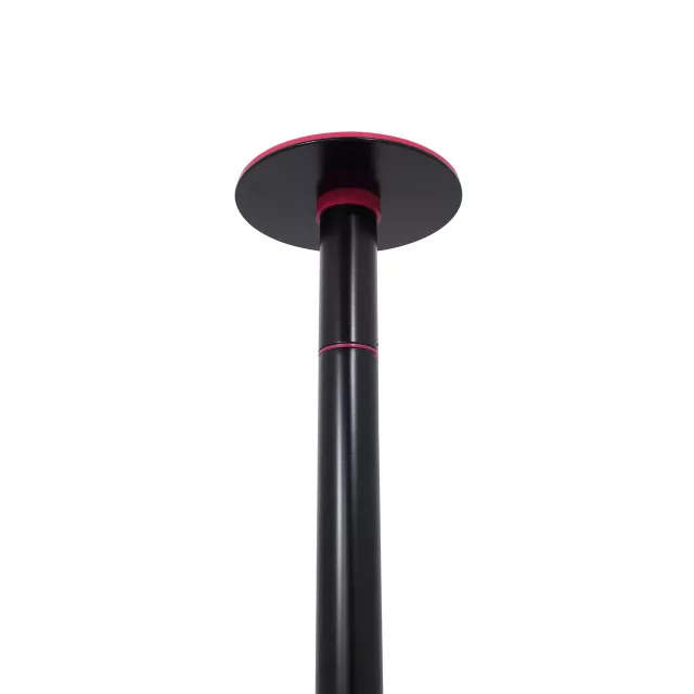 Stationary Black Chrome Stripper Pole at Spencer's