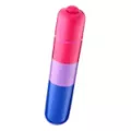 Bisexual Pride 10-Function Waterproof XL Bullet Vibrator 3.25 Inch - Sexology at Spencer's