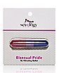Bisexual Pride 10-Function Waterproof XL Bullet Vibrator 3.25 Inch - Sexology