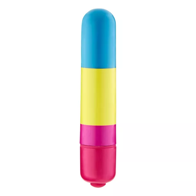 Pansexual Pride Multi-Function XL Bullet Vibrator 3.25 Inch - Sexology at Spencer's