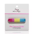 Pansexual Pride Multi-Function XL Bullet Vibrator 3.25 Inch - Sexology at Spencer's