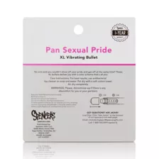 Pansexual Pride Multi-Function XL Bullet Vibrator 3.25 Inch - Sexology at Spencer's