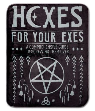 Hexes for Your Exes Sherpa Fleece Blanket