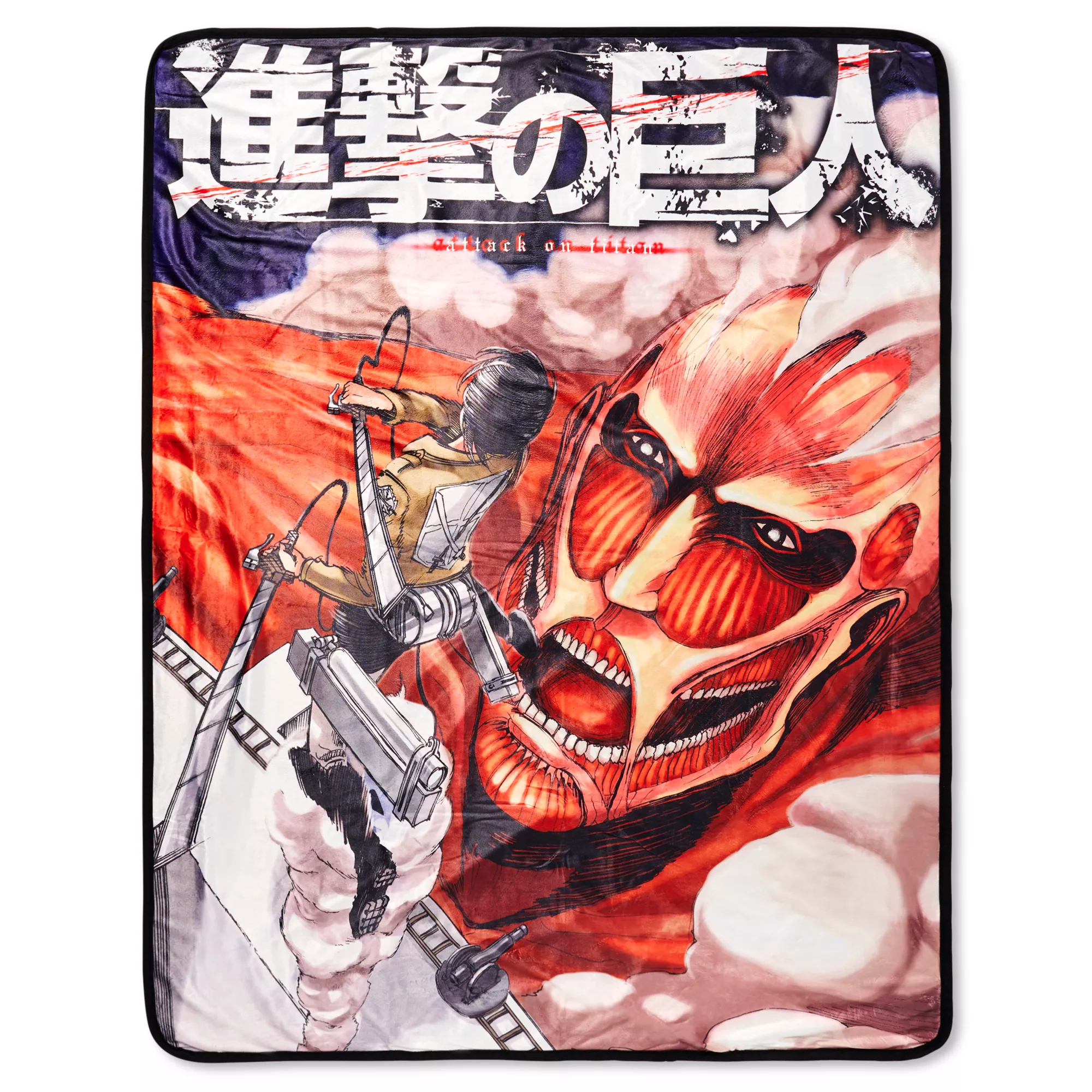 Attack on Titan Fleece Blanket at Spencer's