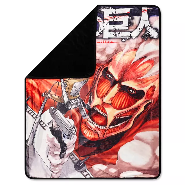 Attack on titan fleece blanket sale