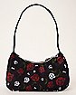 Red and White Rose The Nightmare Before Christmas Shoulder Bag