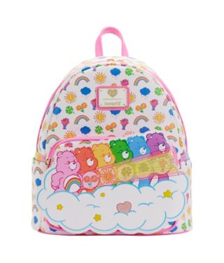 Loungefly Rainbow Care Bears Mini Backpack