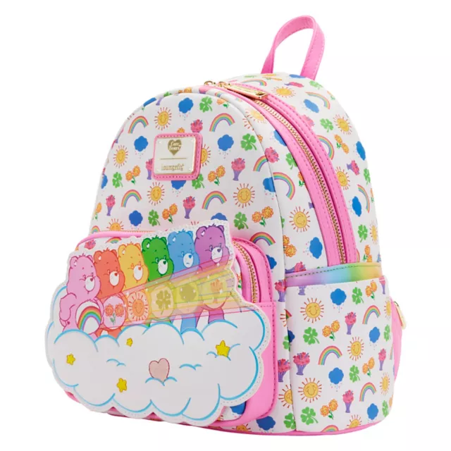 Loungefly Rainbow Care Bears Mini Backpack at Spencer's