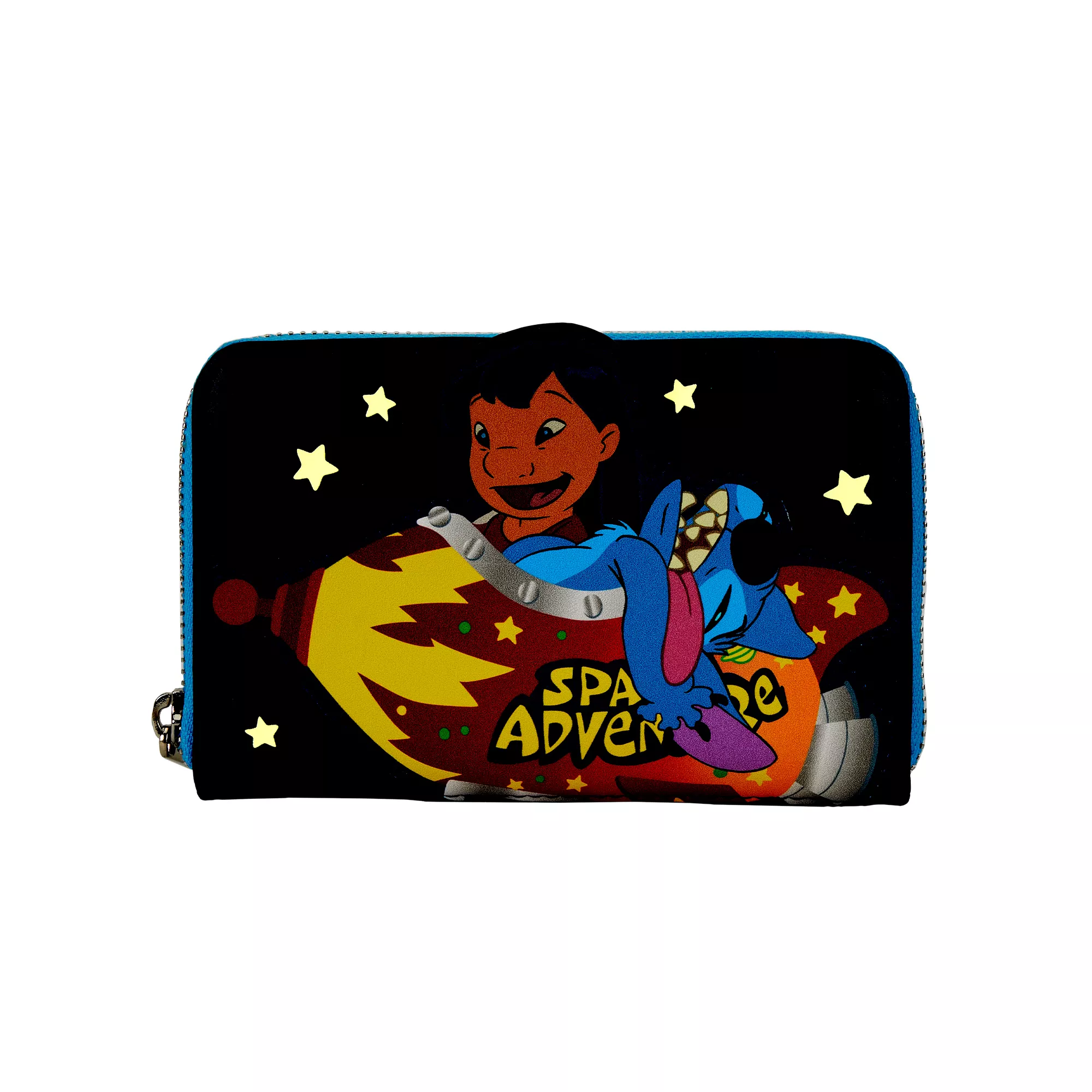 Loungefly Glow in the Dark Space Adventure Zip Wallet - Lilo & Stitch at Spencer's