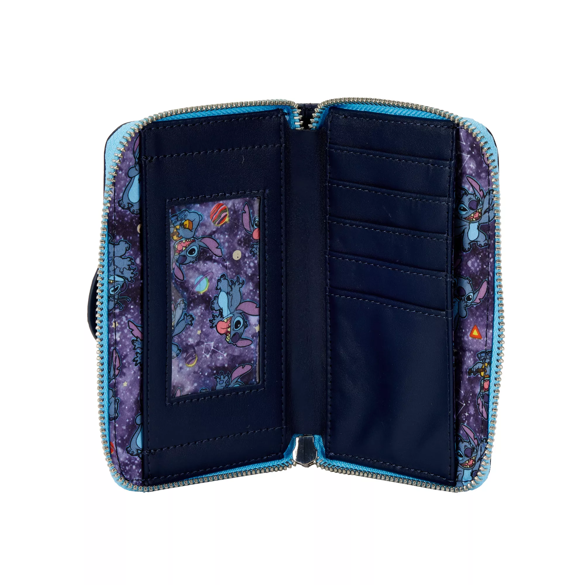 Loungefly Glow in the Dark Space Adventure Zip Wallet - Lilo & Stitch at Spencer's