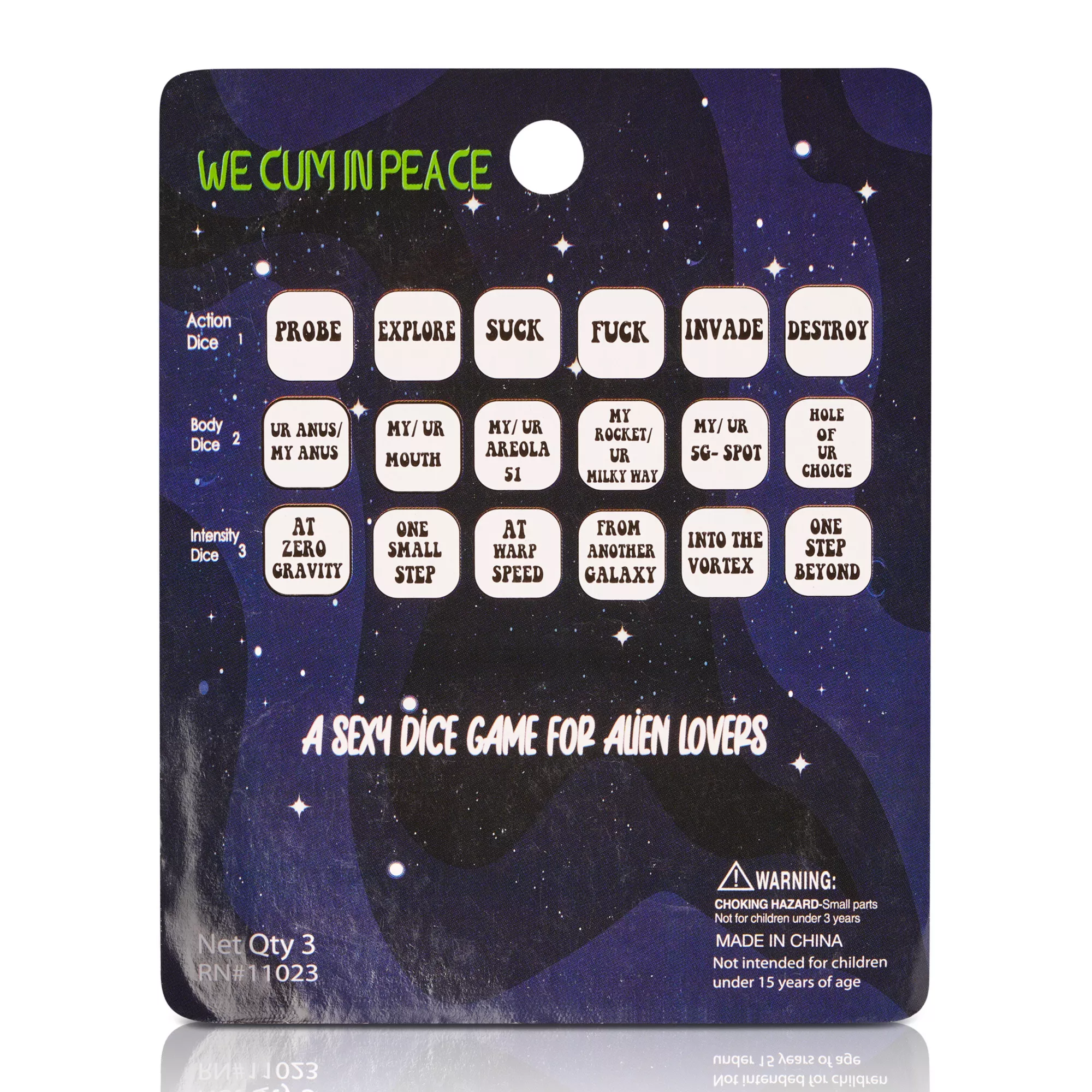 Sexy Alien Dice Game at Spencer's
