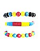 Multi-Pack Pansexual Pride Cord and Beaded Bracelets - 3 Pack