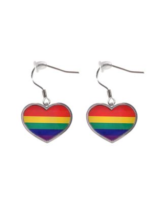Rainbow Pride Dangle Earrings