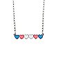 Transgender Pride Heart Bar Necklace