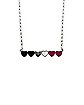 Asexual Pride Heart Chain Necklace