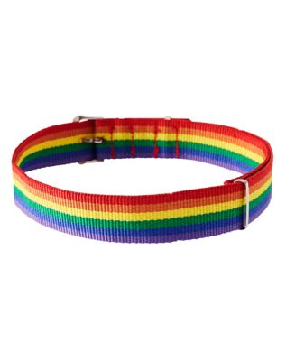 Pride Striped Choker Necklace - Spencer's