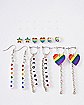 Rainbow Star Heart Yin and Yang Pride Earrings - 6 Pair