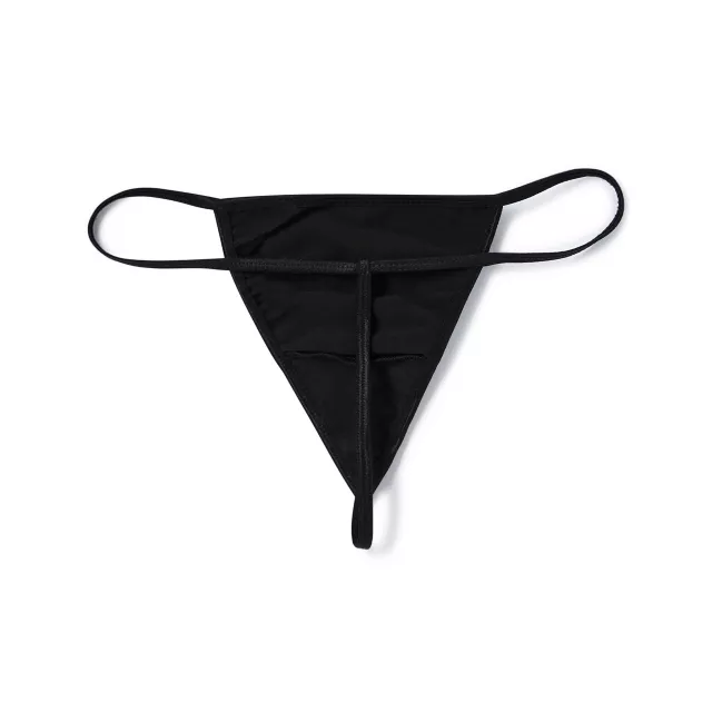 Black Faux Leather Garter Belt at Spencer's