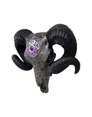 Ornate Hanging Ram Head