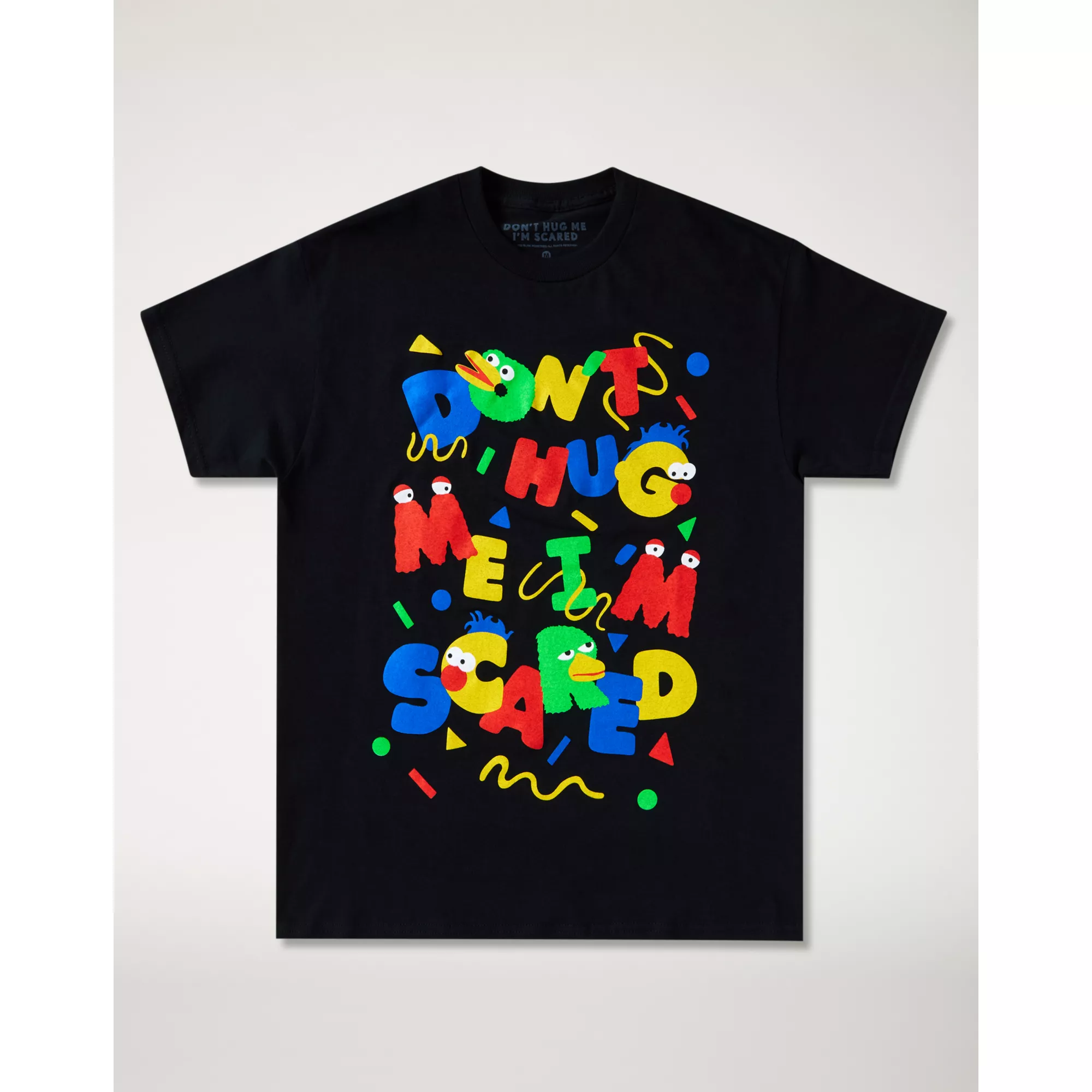 Colorful Don't Hug Me I'm Scared T Shirt at Spencer's