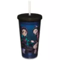 Tanjiro and Nezuko Cup with Straw 20 oz. - Demon Slayer at Spencer's