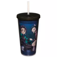 Tanjiro and Nezuko Cup with Straw 20 oz. - Demon Slayer at Spencer's