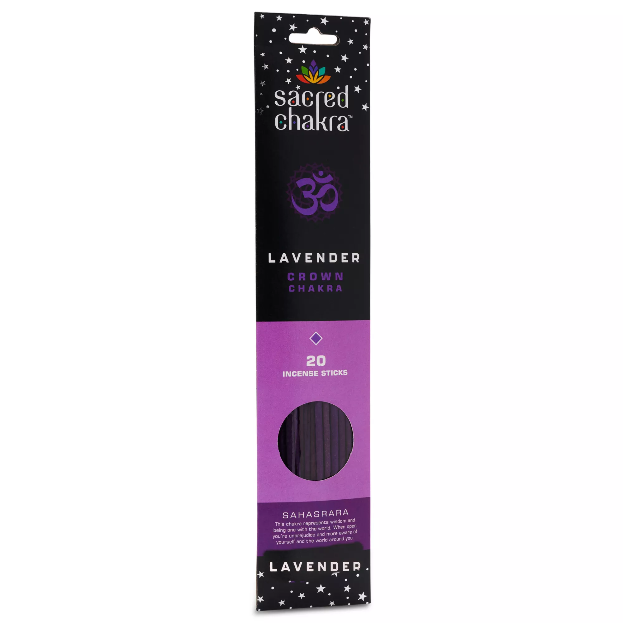 Lavender Crown Chakra Incense Sticks 20 Pack - Sacred Chakra at Spencer's