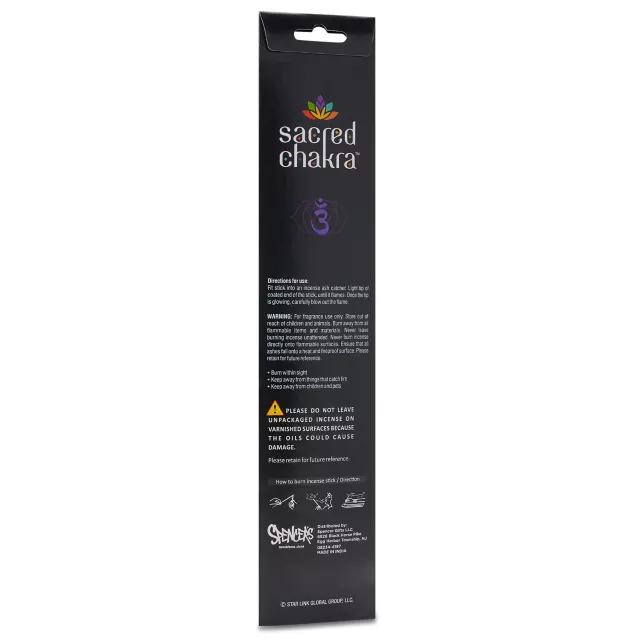 Third Eye Chakra Incense Sticks 20 Pack - Sacred Chakra at Spencer's