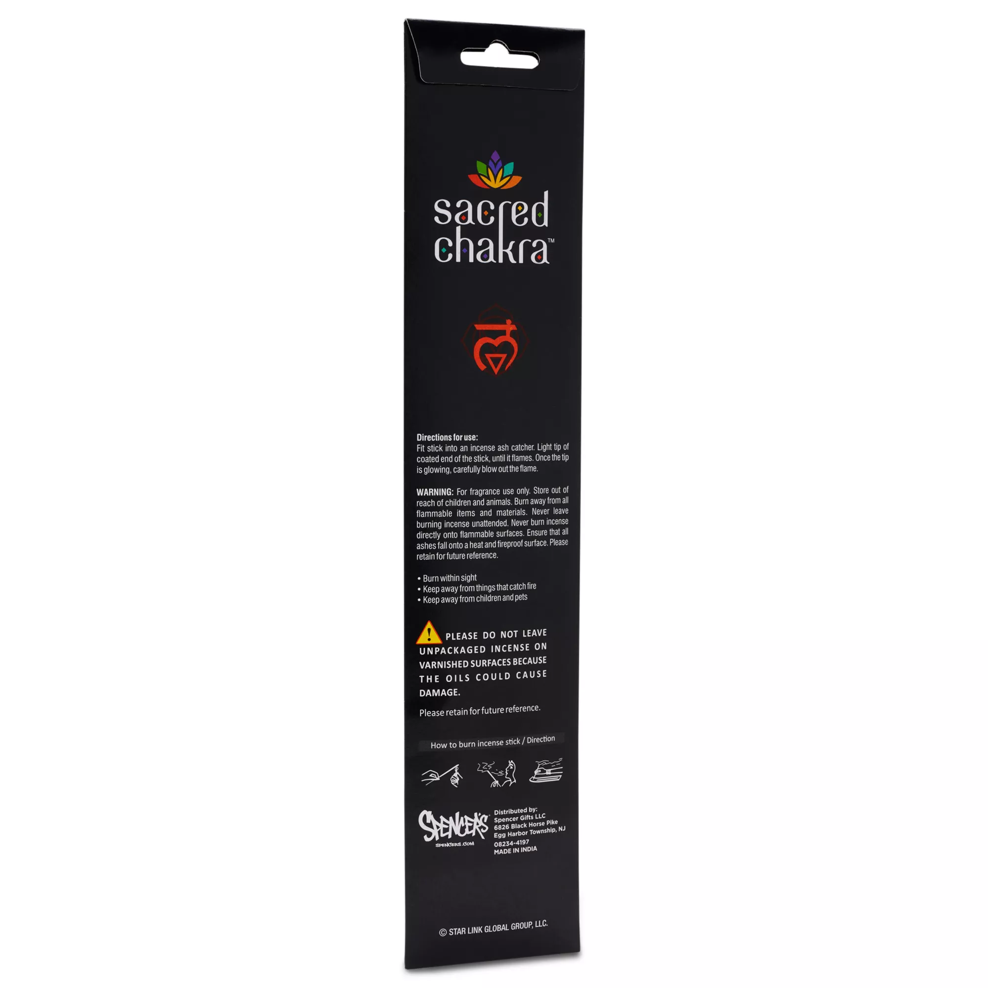 Rose Root Chakra Incense Sticks 20 Pack - Sacred Chakra at Spencer's