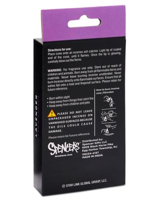 Lavender Crown Chakra Incense Cones 20 Pack - Sacred Chakra